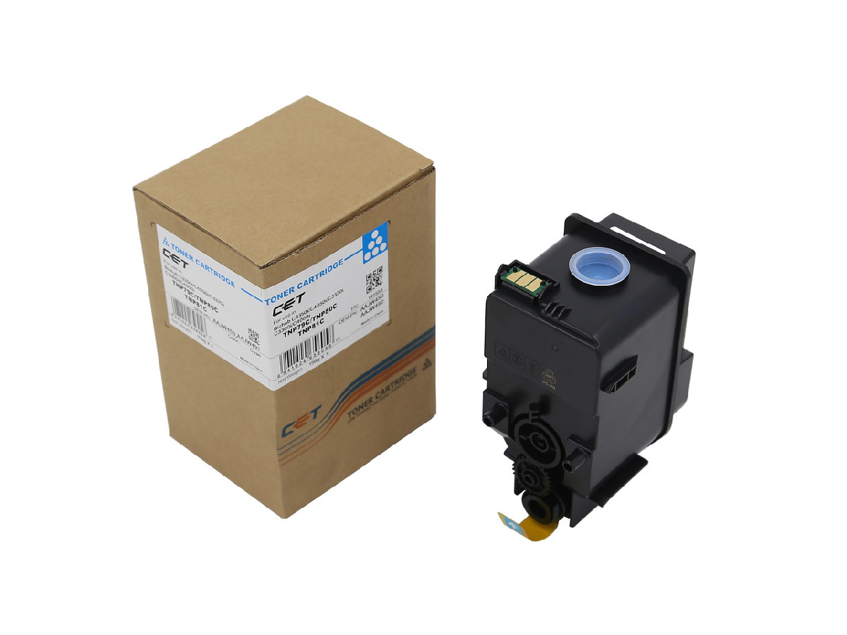 Картридж KONICA MINOLTA C3320i/C3350i/C4050i (CET) Cyan, 9K, CET141554, TNP80C, TNP79C (CPT)