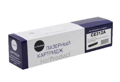 Картридж HP CLJ CP1025/1025nw/Pro M175 (NetProduct) № 126A, CE312A, Y, 1K