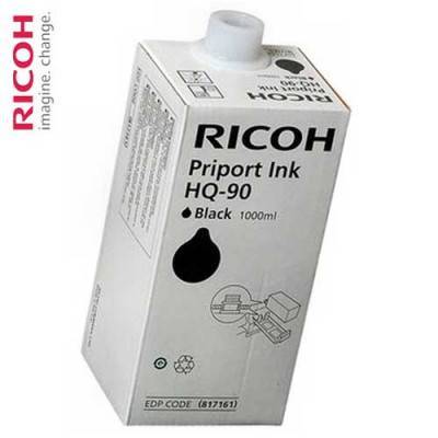 Чернила для дупликатора RICOH тип HQ90 Priport HQ7000 9000/DD6650P черные (817161) 6pcs * 1000ml (O)