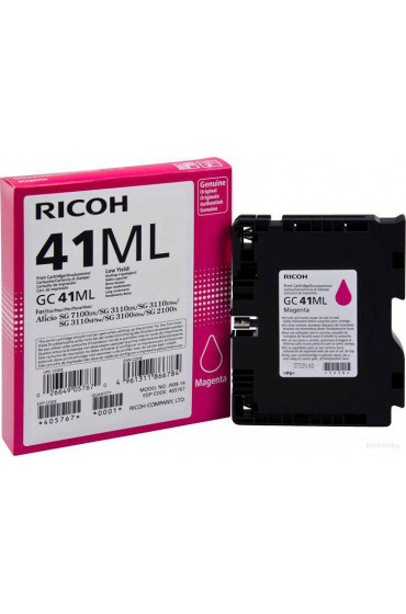Картридж Ricoh гелевый GC 41ML пурпурный (O) 600 отп., 405767