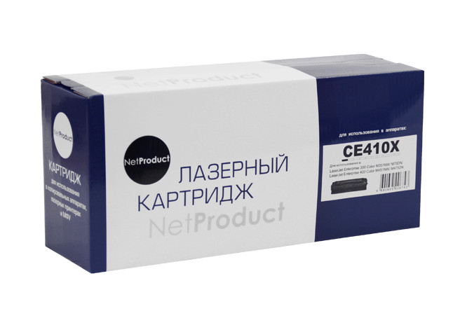 Картридж HP CLJ Pro 300 Color M351/M375 / Pro 400 Color/M451 (NetProduct) CE410X, BK, 4K