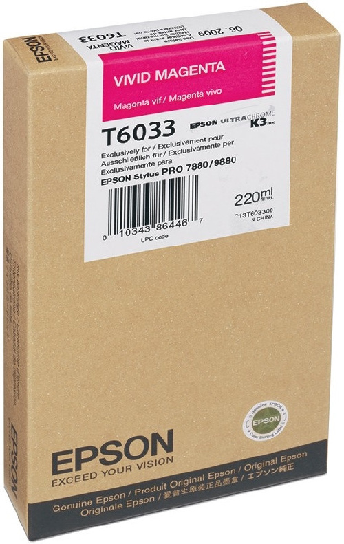 Картридж Epson Stylus Pro 7880/9880 (O) C13T603300, 220 мл, M