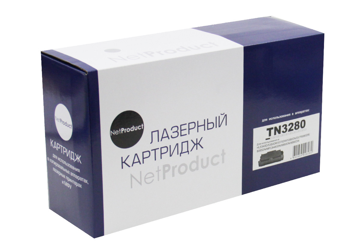 Картридж Brother HL-5340/5350/5370/5380//DCP8070D/8085DN (NetProduct) NEW TN-3280, 8K