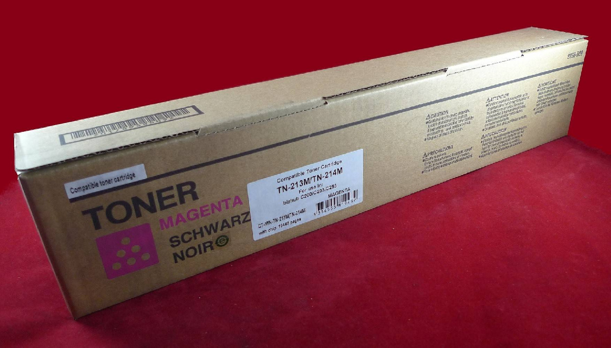 Тонер Konica-Minolta bizhub C200/C203/C253 TN-213M/TN-214M magenta (туба 374г) (ELP Imaging)
