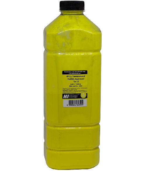Тонер HP CLJ ProM280 (Hi-Black) Универсальный Химический, Тип 2.5, Y, 500 г, канистра