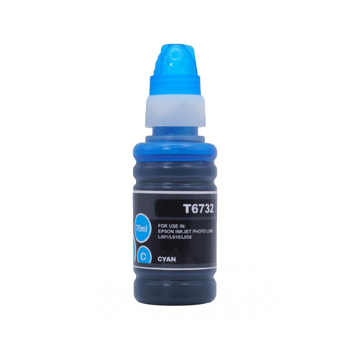 Чернила Epson L800/805/810/850/L1800 (Ninestar) аналог C13T67324A, cyan, 70ml