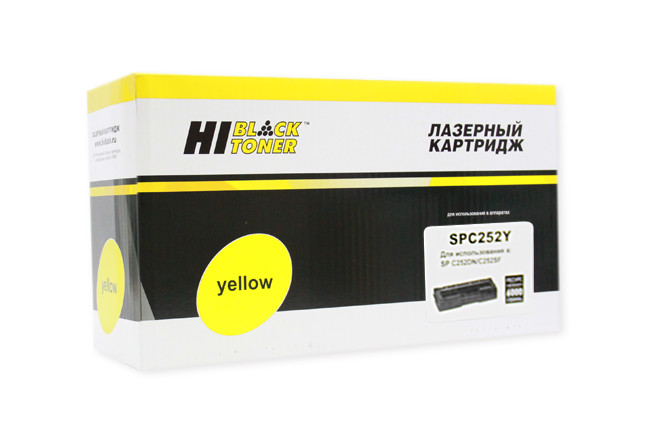Картридж Ricoh Aficio SPC252DN/C252SF (Hi-Black) SPC252Y, Y, 6K