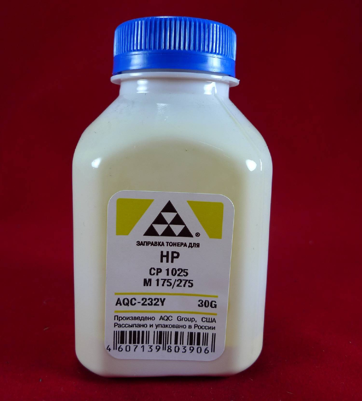 Тонер для картриджей CE312A Yellow (фл. 30г) (AQC-США) фас.Россия