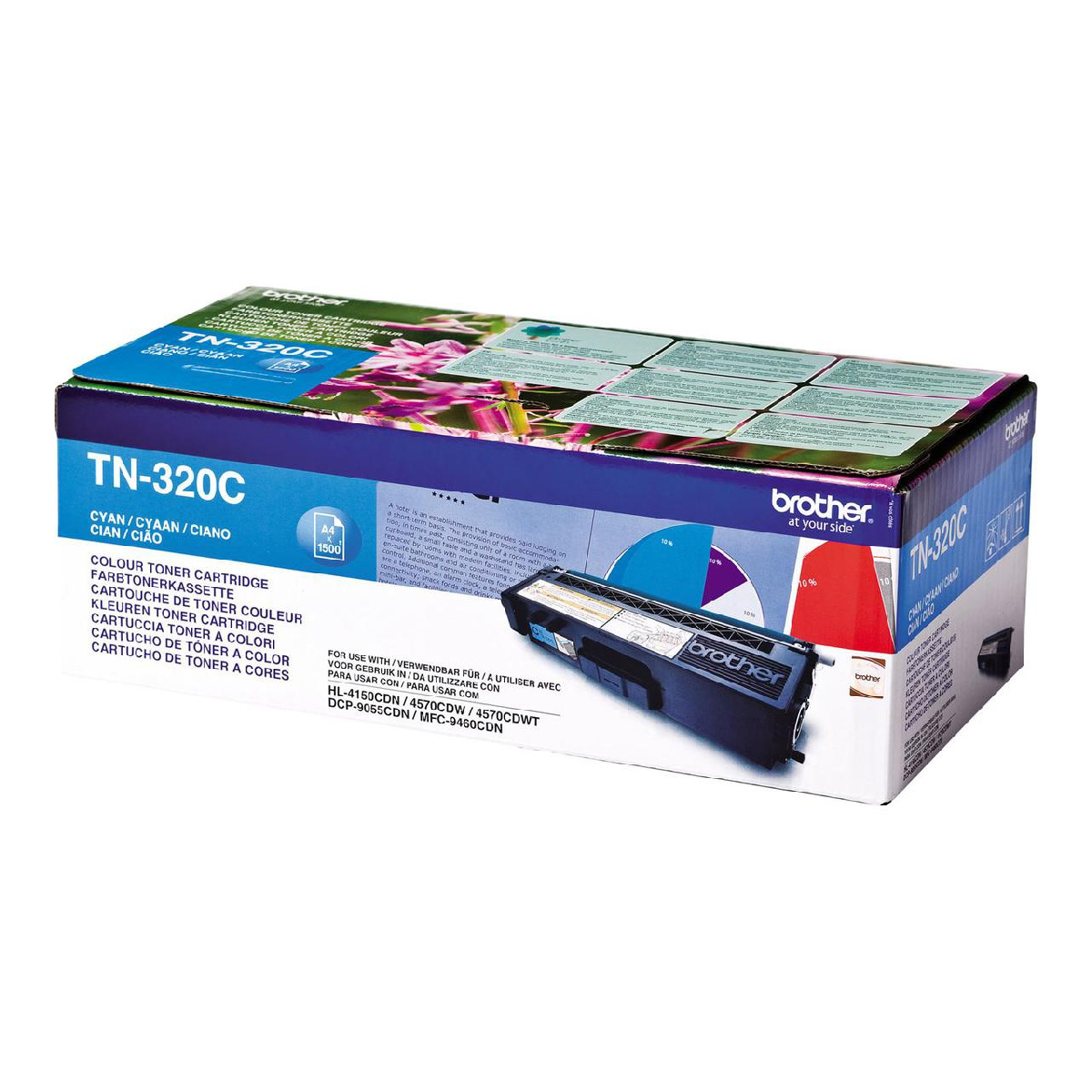 Картридж Brother DCP-9055/HL-4140/MFC-9460 (O) TN-320C, 1,5K