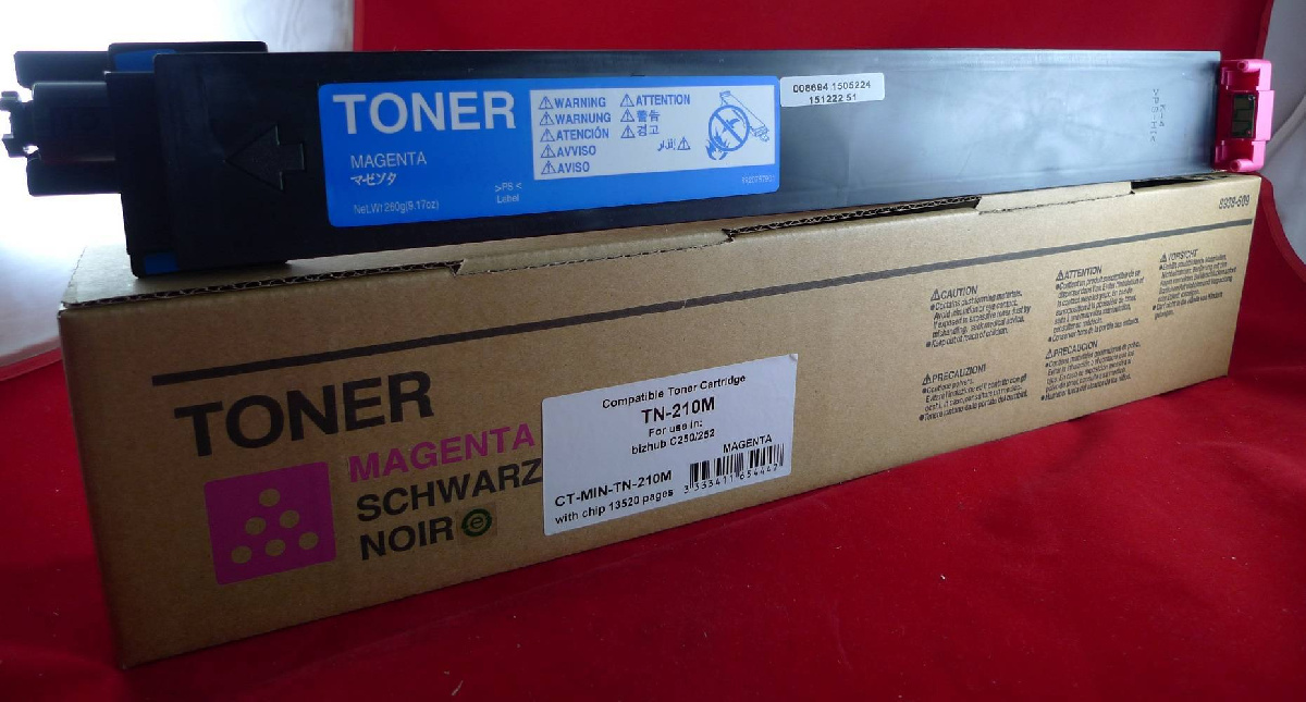 Тонер Konica-Minolta bizhub C250/252 TN-210M magenta 12K (ELP Imaging)