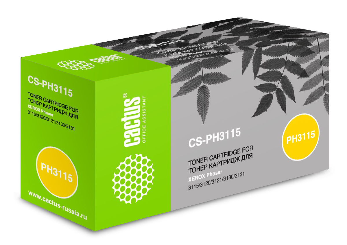 Картридж лазерный Cactus CS-PH3115 109R00725 черный (3000стр.)
