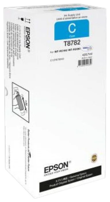 Чернила Epson WorkForce Pro WF-R5190/R5690 (O) C13T878240, C, 50K