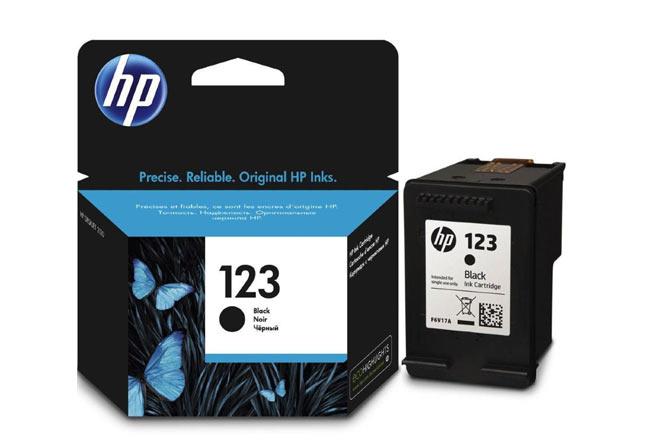 Картридж HP DJ2130 (O) F6V17AE, №123, black