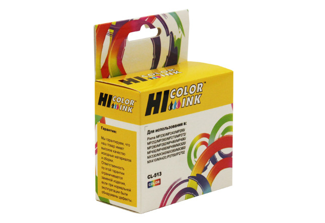 Картридж Canon PIXMA MP240/260/480 (Hi-Black) CL-513, Color, 349стр