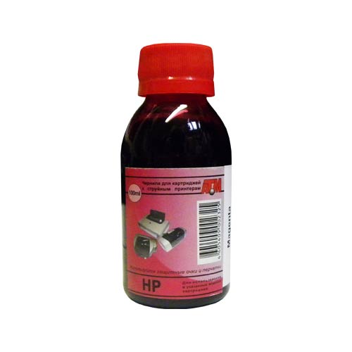 Чернила для HP (134/135/136/121) C9363/C8766/C9361/CC643/CC644 (100мл,magenta,RU) ATM