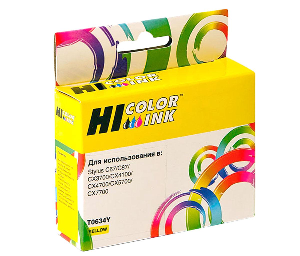 Картридж Epson Stylus C67/87/CX3700/4100/4700 (Hi-black) C13T06344A, Y