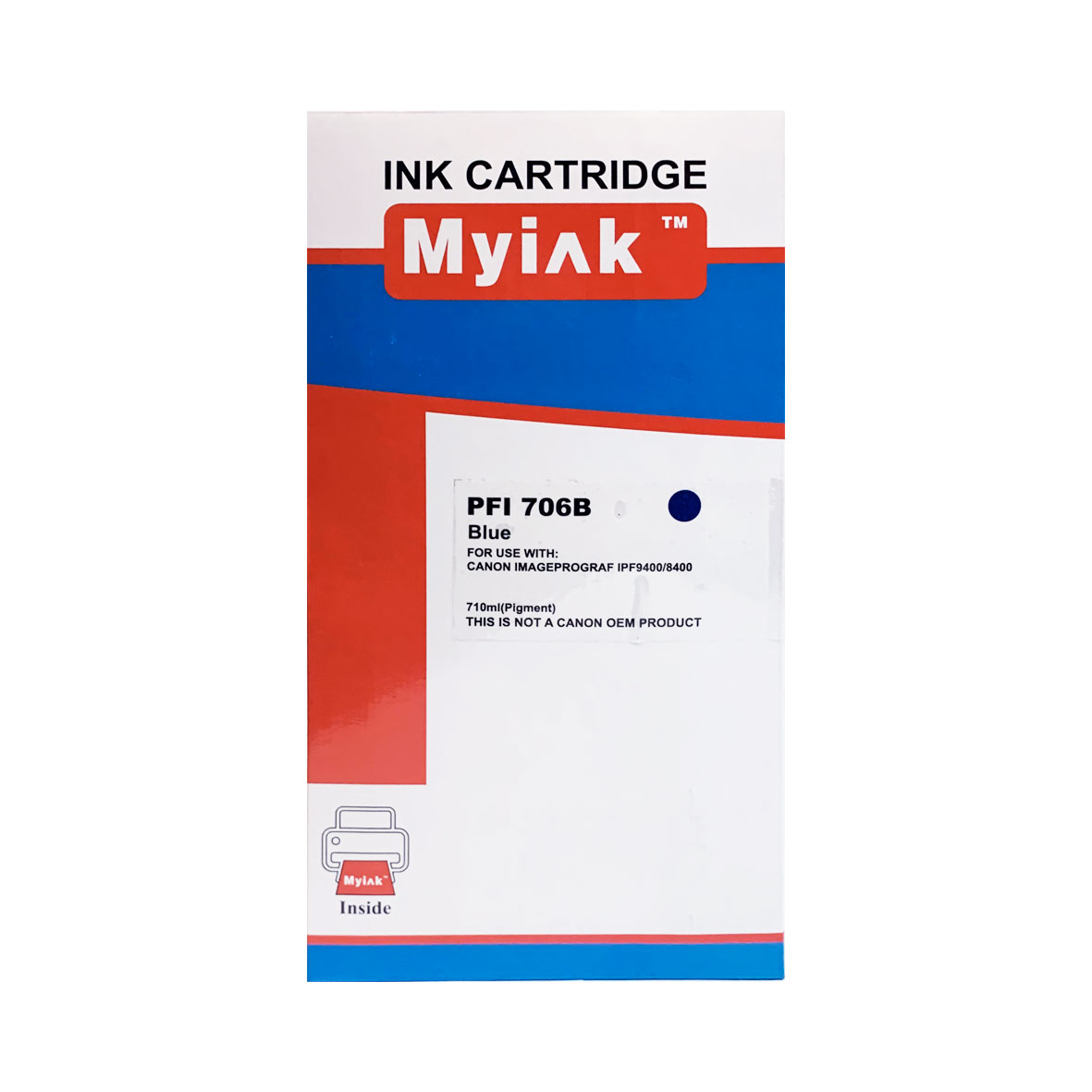 Картридж CANON IPF 8400/8400S/8400SE/9400/9400S Blue (710 ml) MyInk PFI-706B 