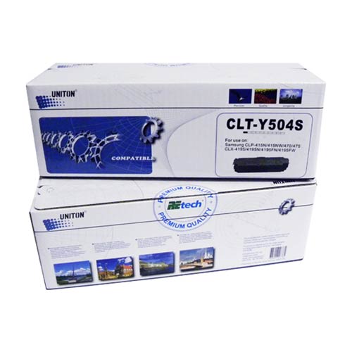 Картридж для SAMSUNG CLP-415/CLX-4195 (CLT-Y504S) (1,8K) желтый UNITON Premium