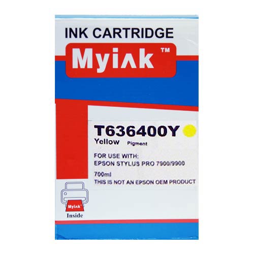 Картридж для (T6364) EPSON St Pro 7900/9900 Yellow (700ml, Pigment) MyInk
