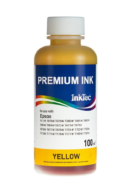 Чернила Epson (InkTec) 100 мл, E0010 (желтый) T0824 Y