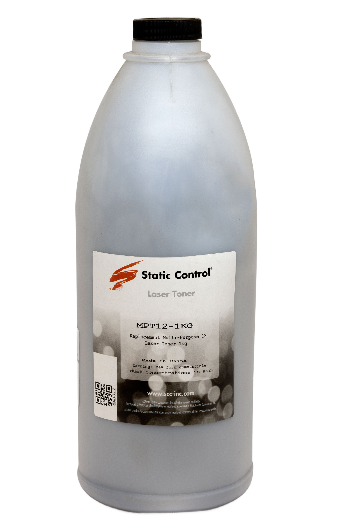 Тонер HP LJ 1010/1160/1320 (Static Control) MPT12, Bk, 1 кг, флакон