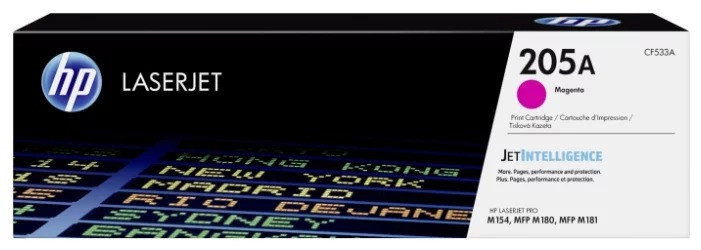 Картридж HP Color LaserJet Pro M154/M180/M181 (O) 205A/CF533A, M, 0.9K