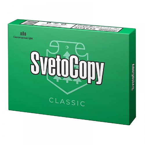 Бумага A4 SvetoCopy 80г/м2 500л класс C