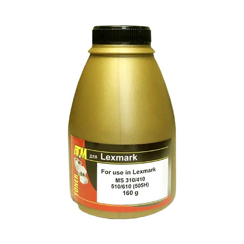 Тонер Lexmark MS310/410/510/610/710/810 (фл,160,6К) Gold ATM