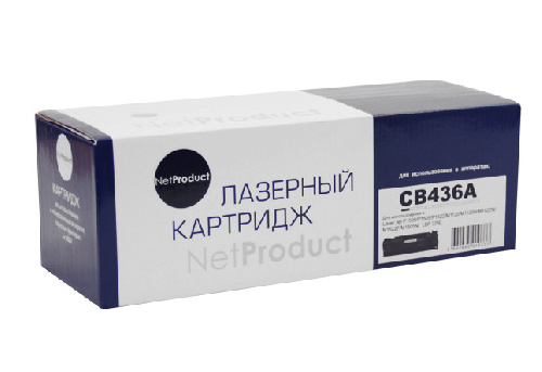 Картридж HP LJ P1505/M1120/M1522 (NetProduct) CB436A, 2K
