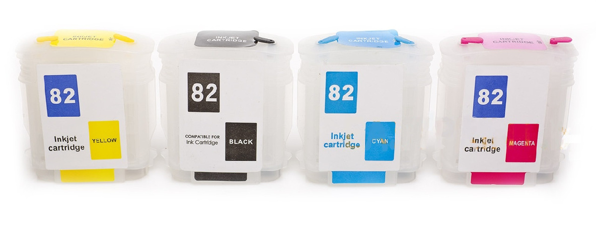 ПЗК HP №82 (набор 4 шт) (Китай)
