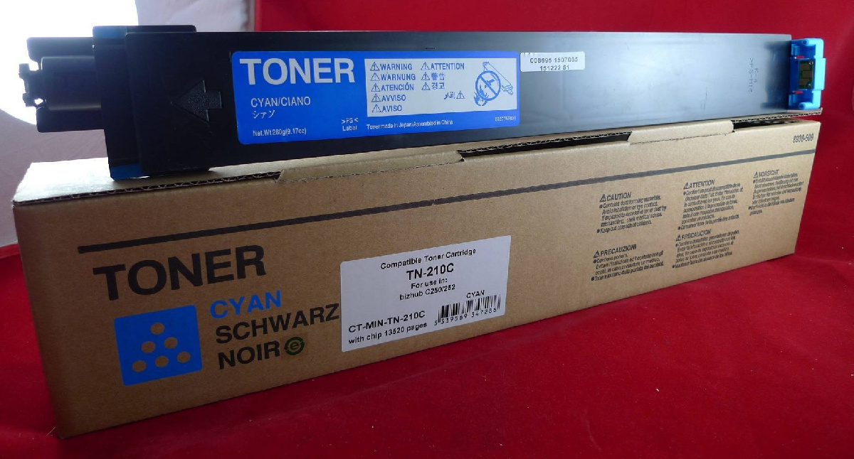 Тонер Konica-Minolta bizhub C250/252 TN-210C cyan 12K (ELP Imaging)