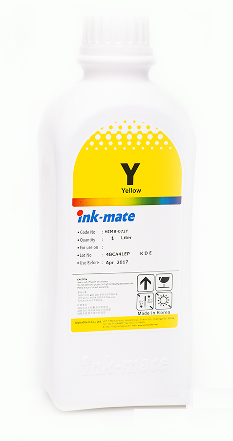 Чернила HP (Ink-Mate) 1л, HIMB-061 / HIMB-072 Y (желтый)