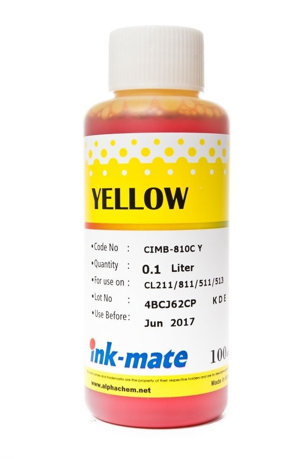 Чернила Canon (Ink-mate) 100 мл, CIMB-810 Y (желтый)