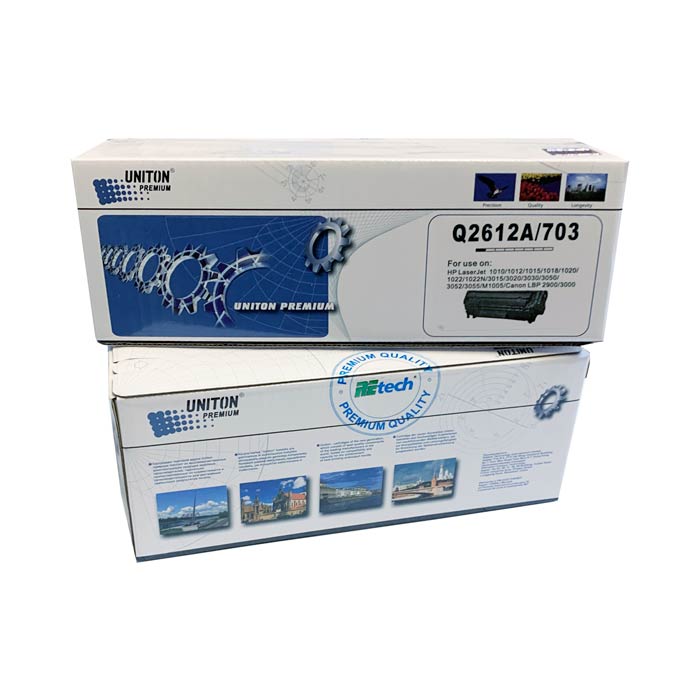 Картридж для HP Q2612A/CANON FX-10/CANON LBP 2900 Cartridge 703 Universal (2K) UNITON Premium