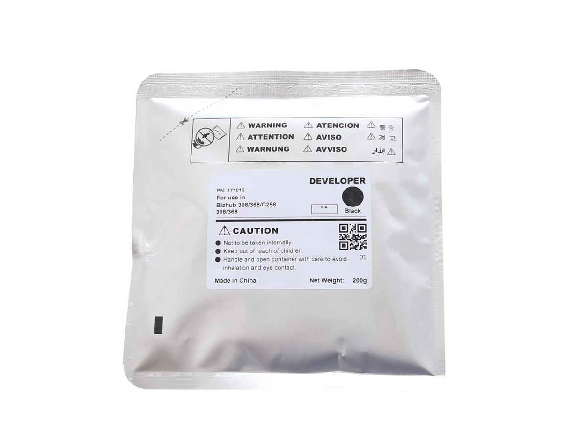 Девелопер KONICA MINOLTA Bizhub 308/368/C258/C308/C368 (CET) Black, 200г, 600K, CET171015