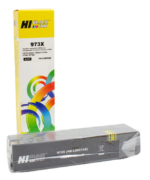 Картридж HP PW Pro477dw/452dw (Hi-Black) 973X/L0S07AE, BK