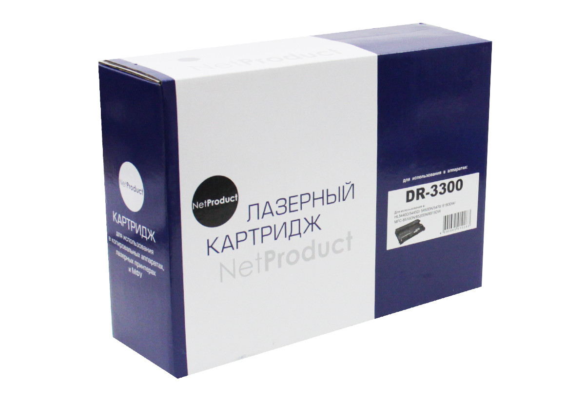 Блок барабана Brother HL-5440D/5445D/5450DN/6180DW/DCP-8110DN (NetProduct) DR-3300, 30K