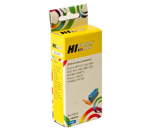 Картридж Canon PIXMA iP3600/iP4600/MP540 (Hi-black) CLI-521, C