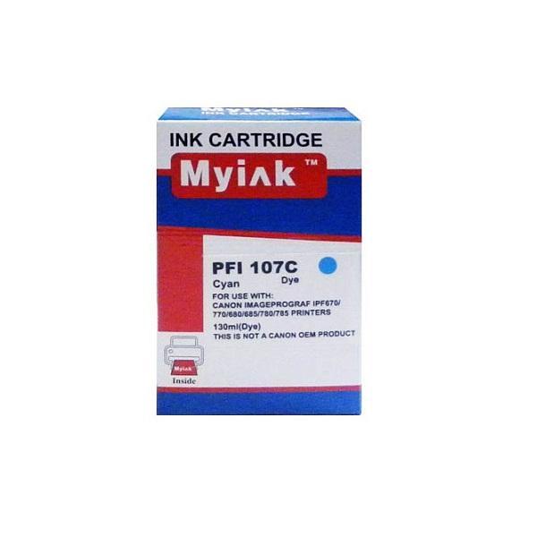 Картридж Canon IPF 670/680/685/770/780/785 (MyInk) PFI-107С, 130 мл