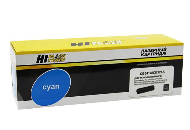 Картридж HP CLJ CM1300/CM1312/CP1210/CP1525/CM1415 (Hi-Black) CB541A/CE321A, C, 1,4K