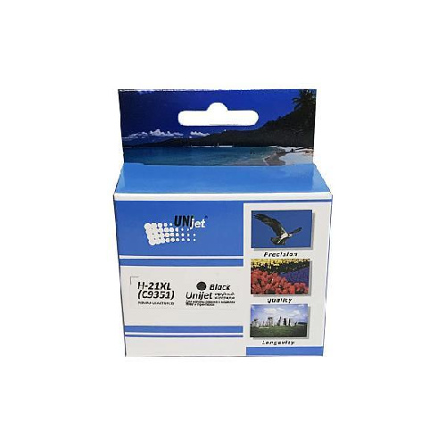 Картридж HP DJ 3920/3940 (Unijet) №21XL / C9351AE, BK, восстановленный