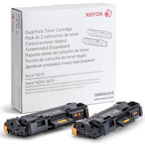Картридж Xerox B205/B210/B215, 3КХ2шт (O) 106R04349