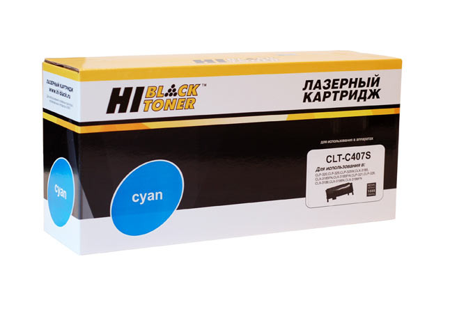 Картридж Samsung CLP-320/320n/325/CLX-3185/3185n (Hi-Black) CLT-C407S, C, 1K