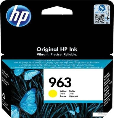 Картридж HP OfficeJet Pro 901x/902x/HP, 0,7К (O) 963/3JA25AE, жёлтый
