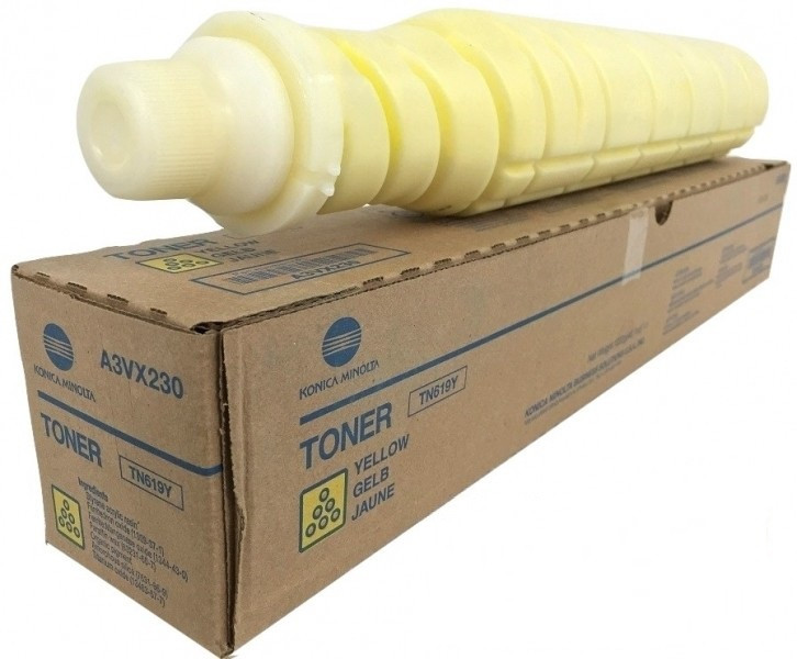 Картридж Konica Minolta Bizhub PRESS C1060/C1070 (O) жёлтый TN-619Y/A3VX250, 71K