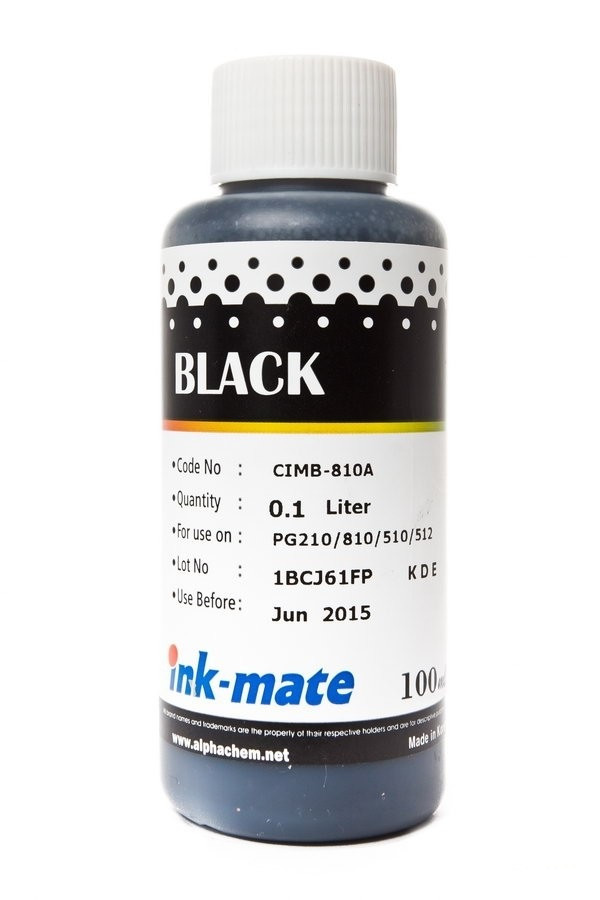 Чернила Canon (Ink-mate) 100 мл, CIMB-810 A (черный) пигмент