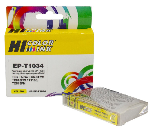 Картридж Epson Stylus Office T30/40W/1100/TX510FN/600FW (Hi-Black) C13T10344A10, Y
