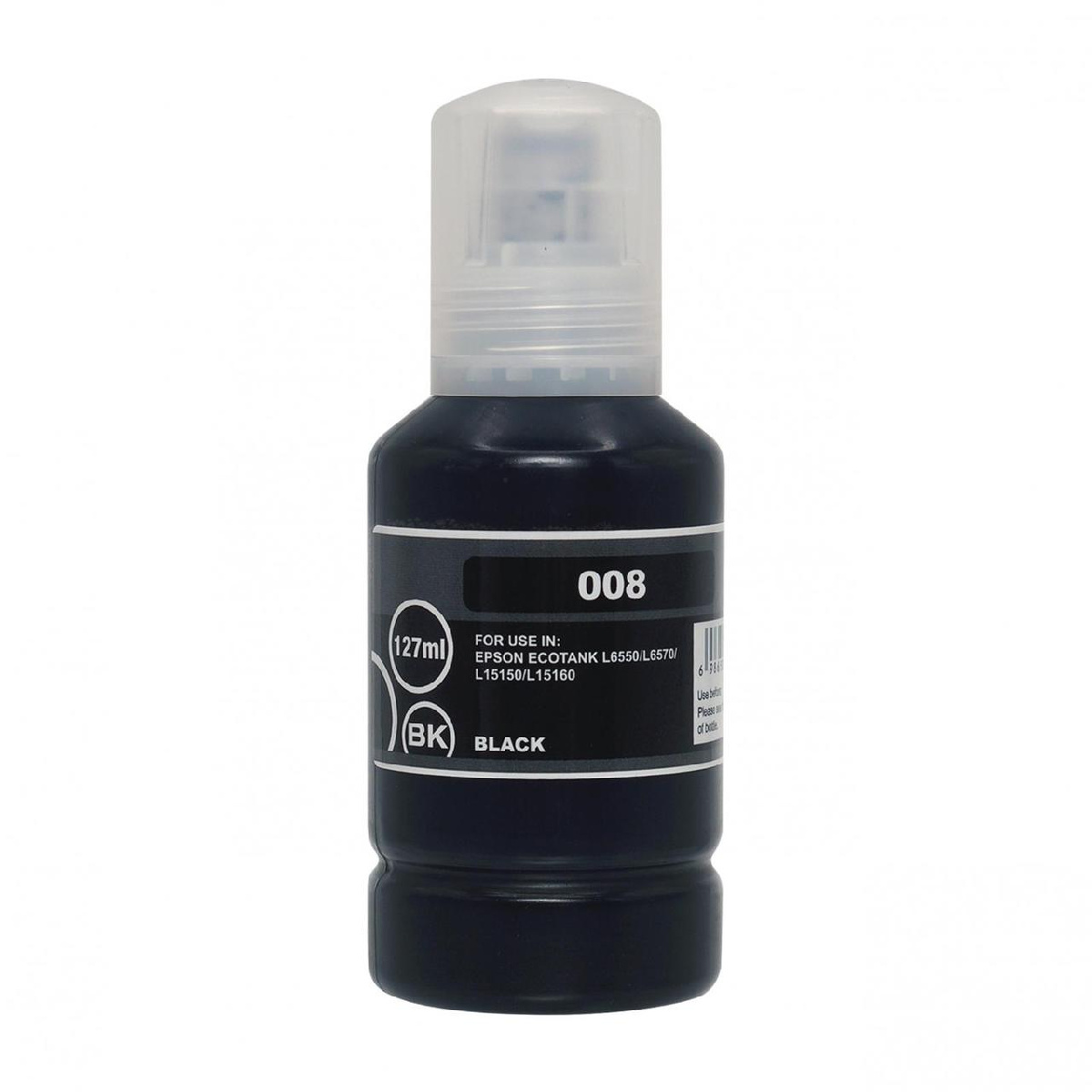 Чернила Epson 008 для L15150/L15160 (Ninestar) аналог T06G1, black, 127 ml