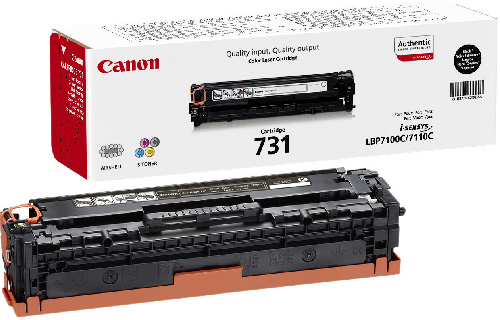 Картридж Canon i-Sensys LBP7100/7110/MF8230/8280 (O) 731Bk / 6272B002, 1,4k