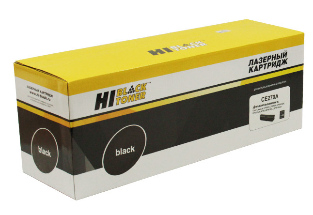 Картридж HP CLJ CP5520/5525/Enterprise M750 (Hi-Black) CE270A, BK, 13,5K